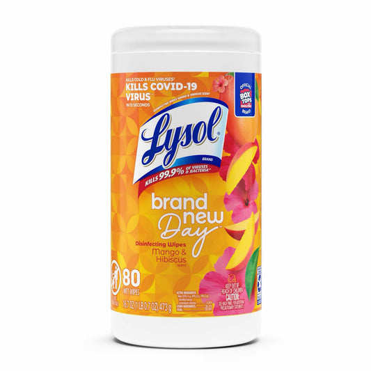 Lysol Wipes Per Canister