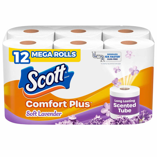 Scott Tissue 12 count  (48 regular) Lavender Scent