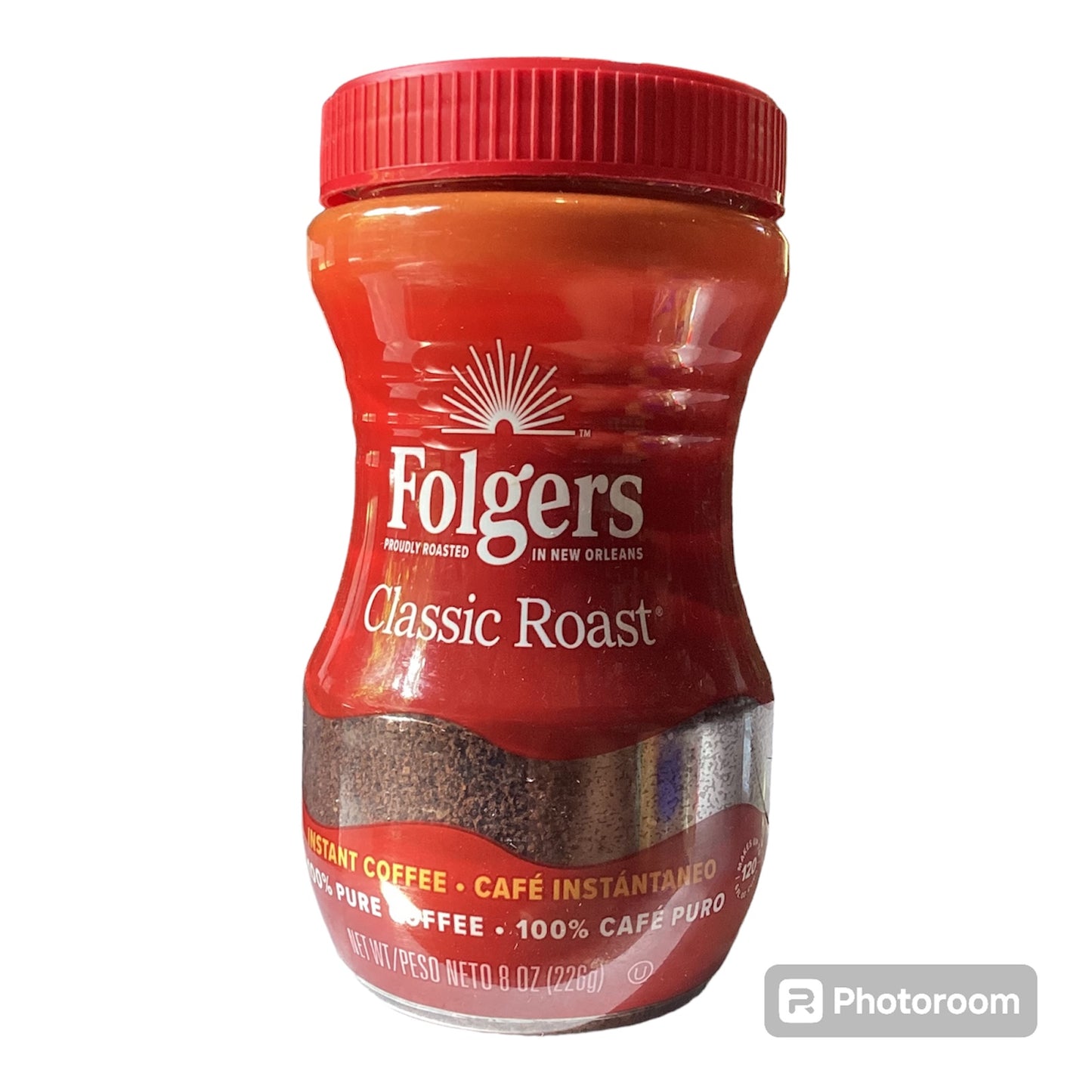 Instant Coffee Folgers 8 oz