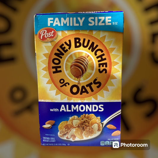 Family Size Honey Bunches Cereal with Almonds